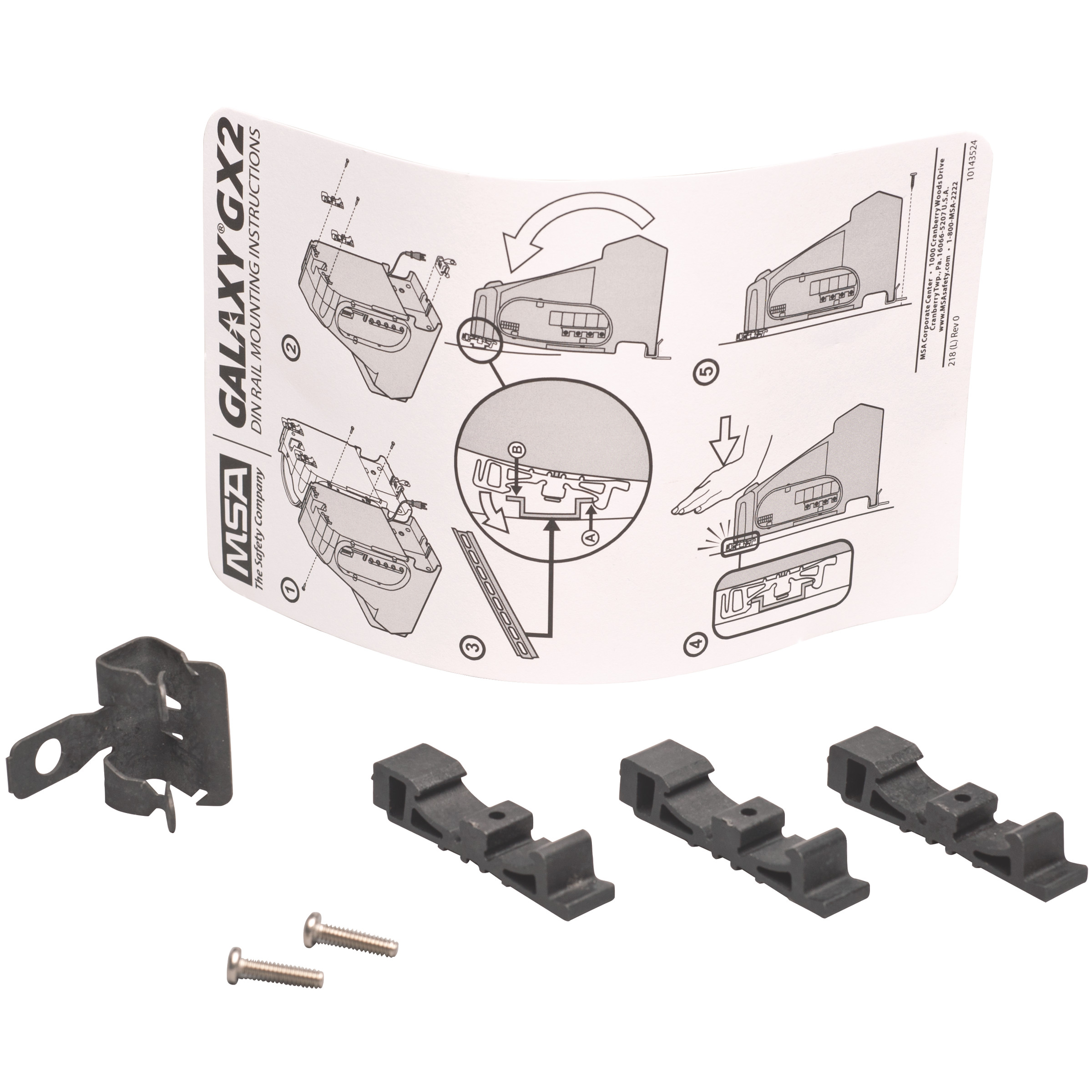 Din Rail Clip Kit (2 Clips with Screws)